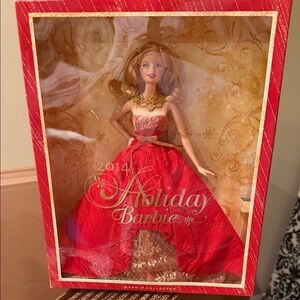 Barbie Holiday Doll in Vibrant Red Dress